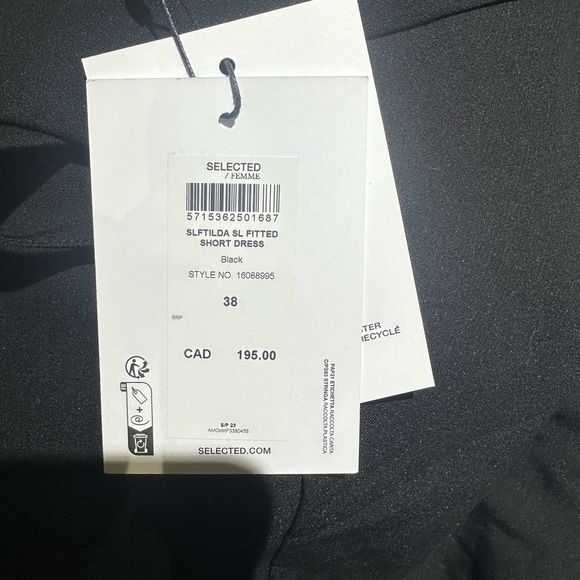 Selected Black Dress - Picture 3 of 4